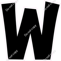 KG 23.5" Individuals - Flat Black W