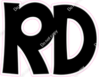 KG 23.5" Individuals - Flat Black RD