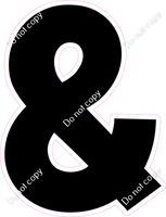 KG 23.5" Individuals - Flat Black &