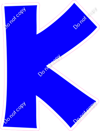 KG 23.5" Individuals - Flat Blue K