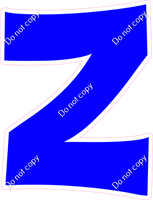 KG 23.5" Individuals - Flat Blue Z