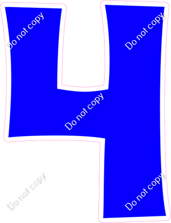 KG 23.5" Individuals - Flat Blue 4