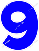 KG 23.5" Individuals - Flat Blue 9