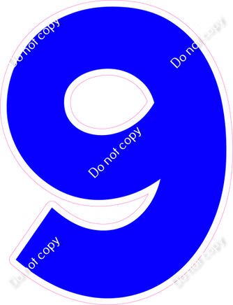 KG 23.5" Individuals - Flat Blue 9