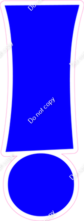 KG 23.5" Individuals - Flat Blue !