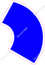 KG 23.5" Individuals - Flat Blue Apostrophe