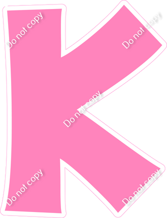 KG 23.5" Individuals - Flat Bubblegum K