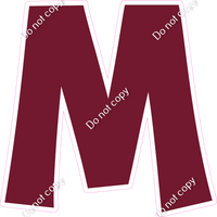 KG 23.5" Individuals - Flat Burgundy M