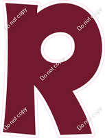 KG 23.5" Individuals - Flat Burgundy R