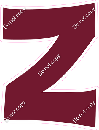 KG 23.5" Individuals - Flat Burgundy Z