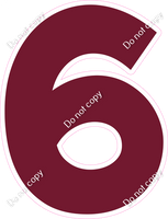 KG 23.5" Individuals - Flat Burgundy 6