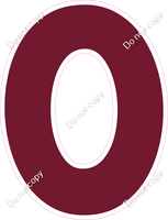 KG 23.5" Individuals - Flat Burgundy