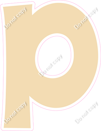 KG 23.5" Individuals - Flat Champagne P