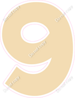 KG 23.5" Individuals - Flat Champagne 9