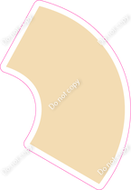 KG 23.5" Individuals - Flat Champagne Apostrophe