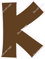 KG 23.5" Individuals - Flat Chocolate K