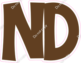 KG 23.5" Individuals - Flat Chocolate ND