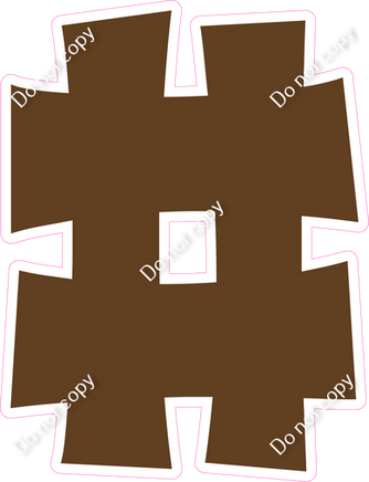 KG 23.5" Individuals - Flat Chocolate #