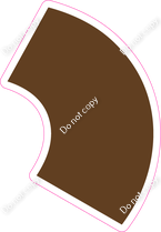 KG 23.5" Individuals - Flat Chocolate Apostrophe