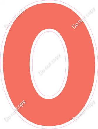 KG 23.5" Individuals - Flat Coral O