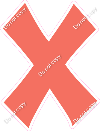 KG 23.5" Individuals - Flat Coral X