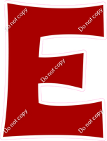 KG 23.5" Individuals - Flat Crimson E