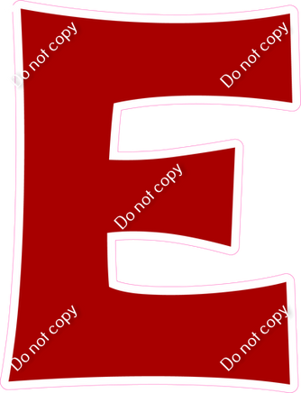 KG 23.5" Individuals - Flat Crimson E