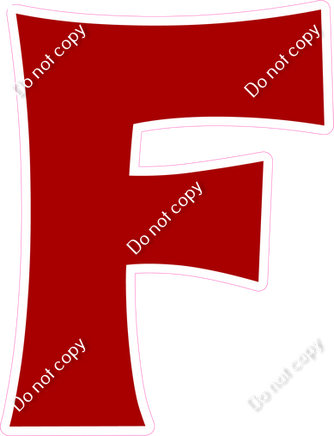 KG 23.5" Individuals - Flat Crimson F