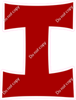 KG 23.5" Individuals - Flat Crimson I