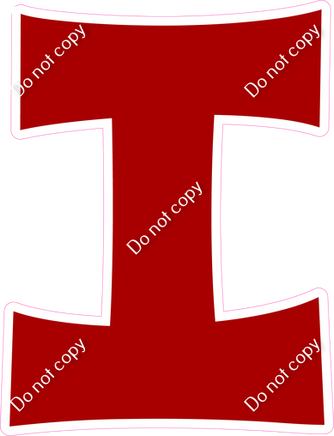 KG 23.5" Individuals - Flat Crimson I