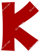 KG 23.5" Individuals - Flat Crimson K