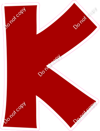 KG 23.5" Individuals - Flat Crimson K