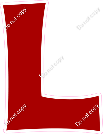 KG 23.5" Individuals - Flat Crimson L