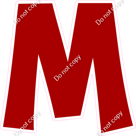 KG 23.5" Individuals - Flat Crimson M