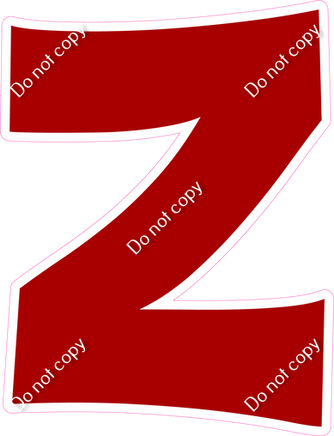 KG 23.5" Individuals - Flat Crimson Z