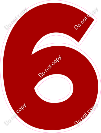 KG 23.5" Individuals - Flat Crimson 6