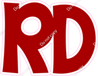 KG 23.5" Individuals - Flat Crimson RD