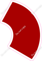 KG 23.5" Individuals - Flat Crimson Apostrophe