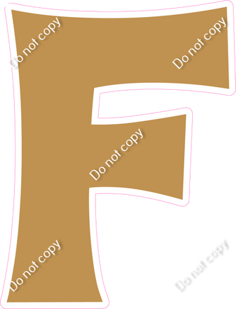 KG 23.5" Individuals - Flat Gold F