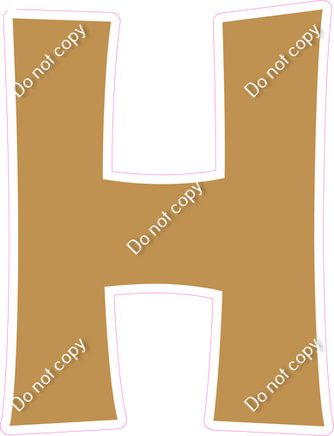 KG 23.5" Individuals - Flat Gold H