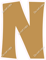 KG 23.5" Individuals - Flat Gold N