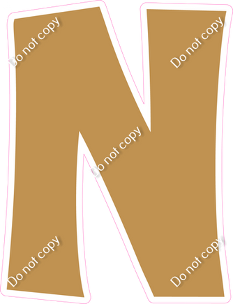 KG 23.5" Individuals - Flat Gold N