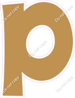 KG 23.5" Individuals - Flat Gold P