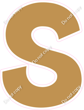 KG 23.5" Individuals - Flat Gold S