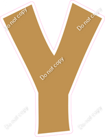 KG 23.5" Individuals - Flat Gold Y