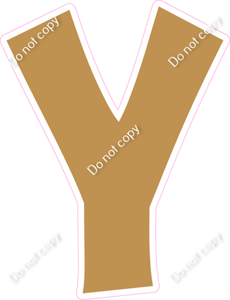 KG 23.5" Individuals - Flat Gold Y