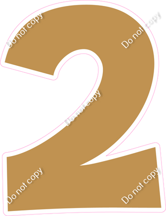 KG 23.5" Individuals - Flat Gold 2