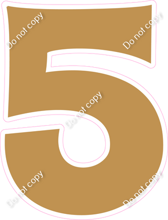 KG 23.5" Individuals - Flat Gold 5