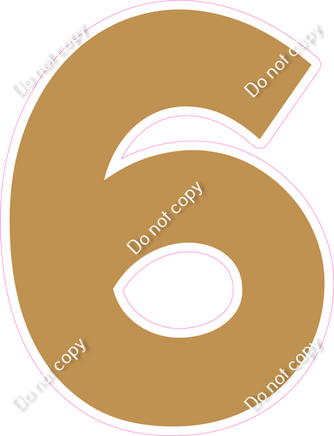 KG 23.5" Individuals - Flat Gold 6