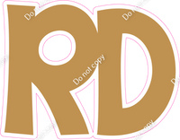 KG 23.5" Individuals - Flat Gold RD